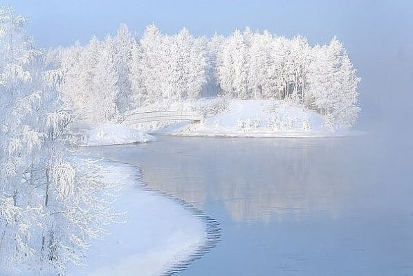 Зима, зимний лес, зимний пейзаж