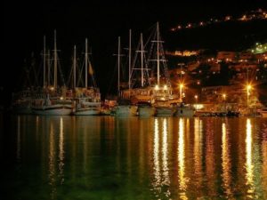 ночь бухта корабли