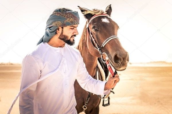 Араб и конь