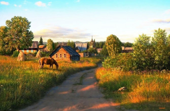 Деревня, картина