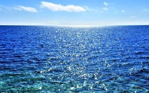 Море блестящее