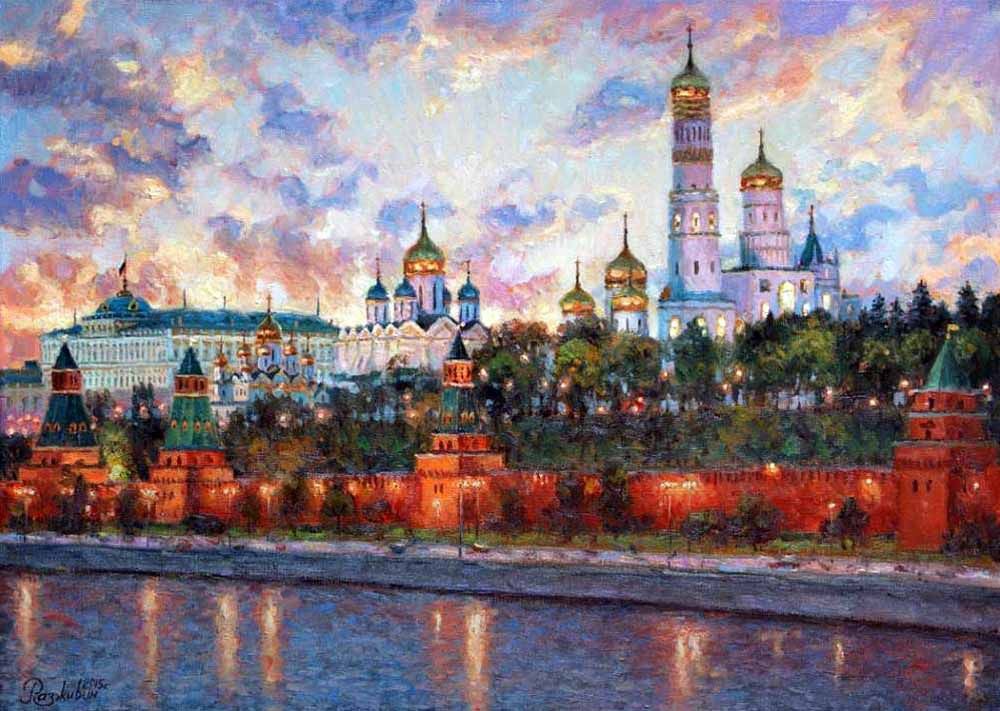 Московский Кремль, картина