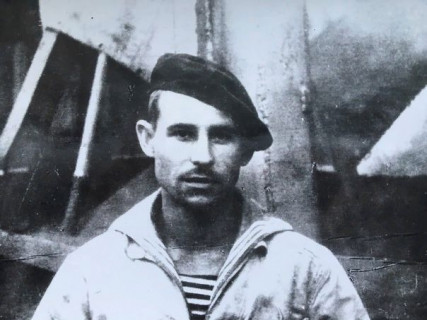 Николай Рубцов на флоте матрос