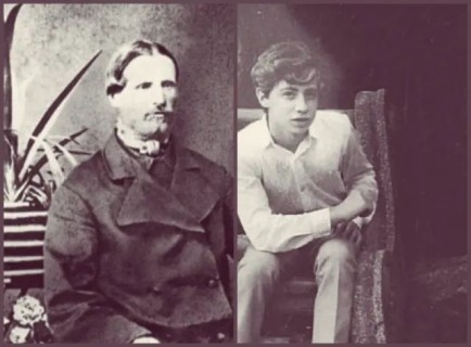 Сергей Есенин и дед Фёдор Титов