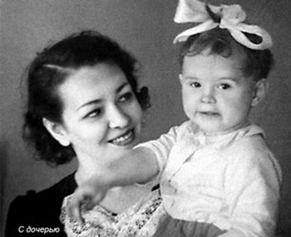Вероника Тушнова и дочка Наташа