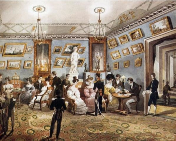 литературный салон 19 века Пушкин