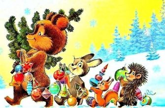 Новый Год, советская открытка с Новым Годом