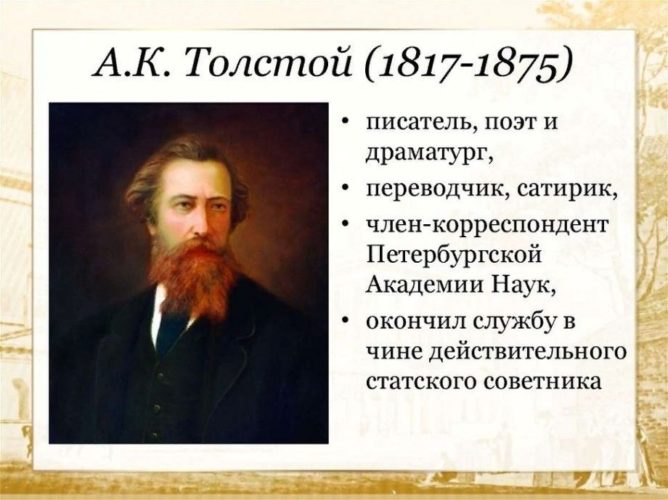 Алексей Константинович Толстой