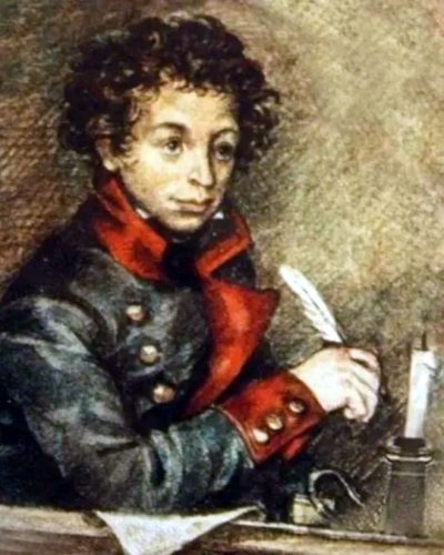 Александр Пушкин в детстве
