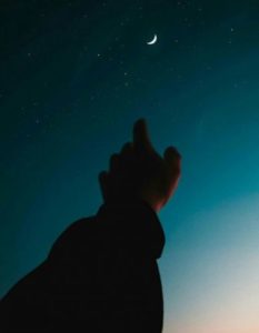 ночь небо звезды луна