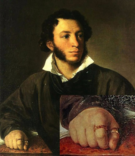 В. А. Тропинин, портрет А. C. Пушкина - как и портрет Кипренского, написан в 1827 году