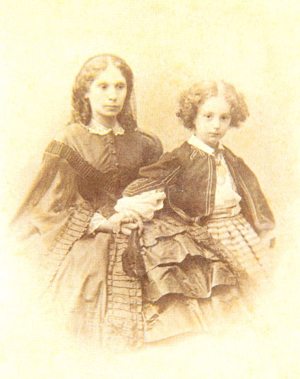 Денисьева с дочерью 1862—1863