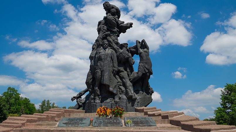 Памятник советским гражданам и военнопленным, расстрелянным в Бабьем Яру