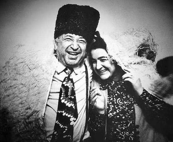 Расул Гамзатов с женой