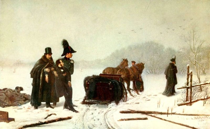 Наумов Алексей Аввакумович. Дуэль Пушкина с Дантесом. 1885