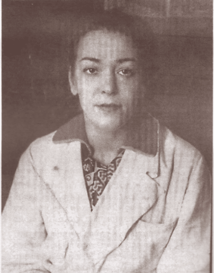 Вероника Тушнова во время работы в госпитале в годы ВОВ