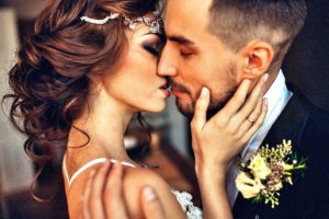 Красивая пара, молодые, невеста и жених