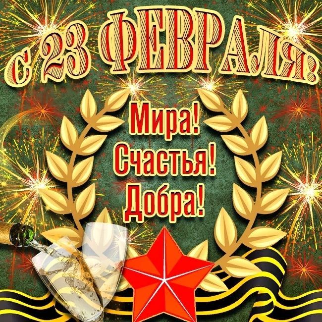 23 февраля, с Днем Защитника Отечества