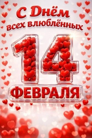 день влюбленных, 14 февраля - с Днем влюбленных