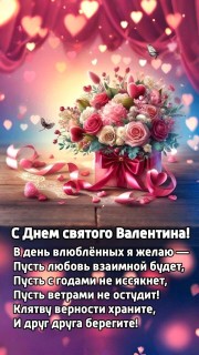 день влюбленных, 14 февраля - с Днем влюбленных