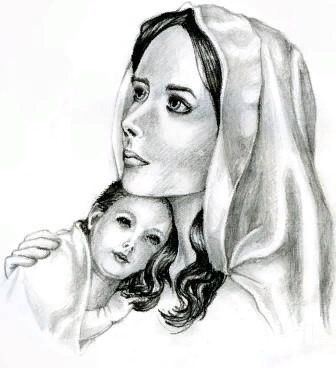 Дева Мария и Сыночек Её.