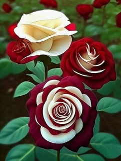 красивые розы