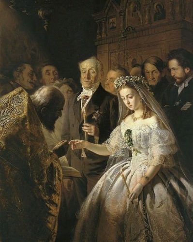 Неравный брак, Картина русского художника Василия Пукирева
