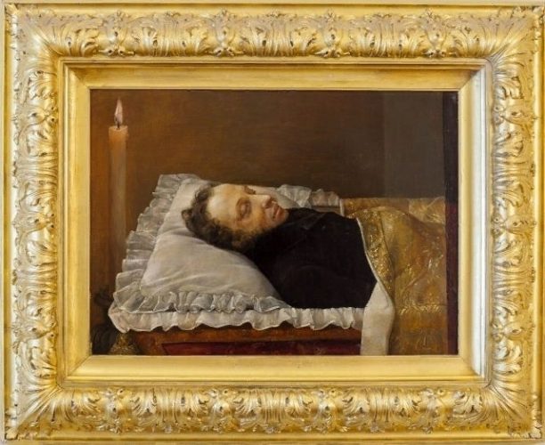 Козлов Александр Алексеевич. Пушкин в гробу. 1837