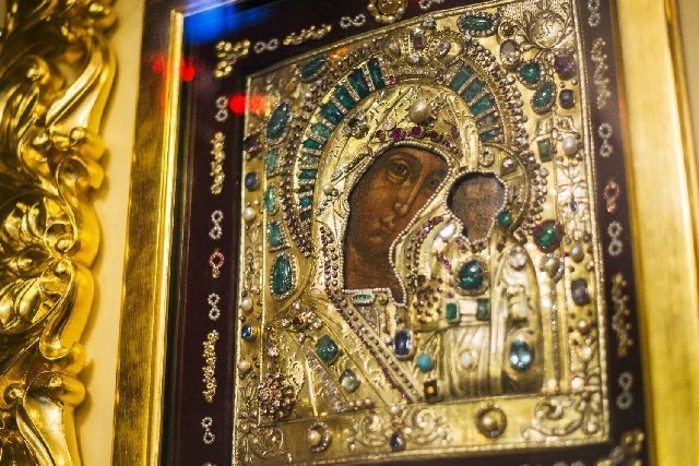 Казанская икона Божией матери в храме Ярославских Чудотворцев