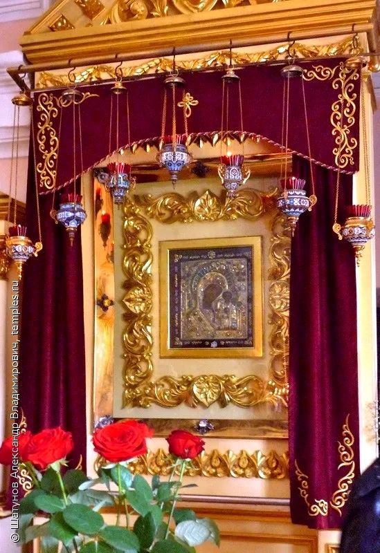 Список Казанской иконы Божией Матери Крестовоздвиженской церкви Богородицкой обители