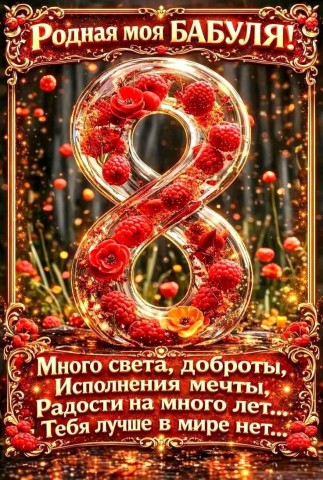 8 марта бабуле