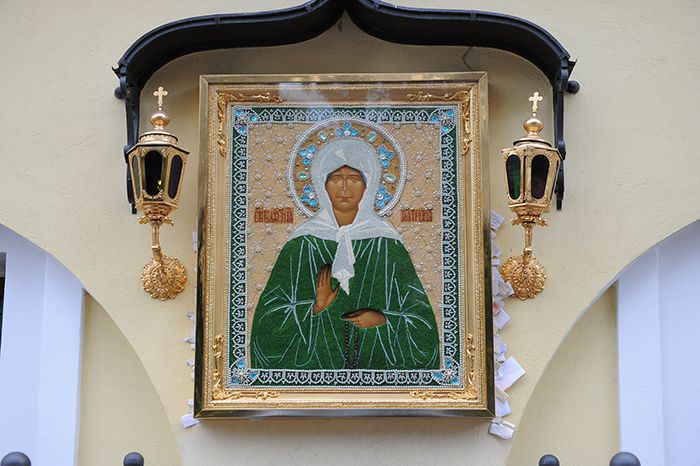 Икона Матроны Московской в Покровском храме