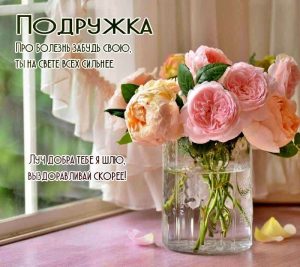 выздоравливай подруга