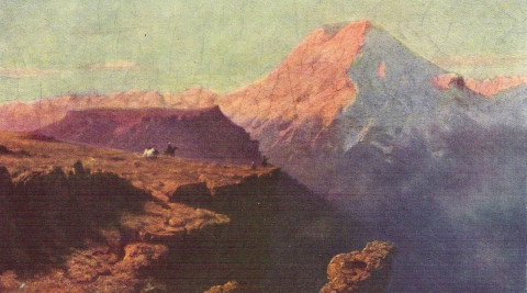 Картина «Эльбрус на восходе солнца»
