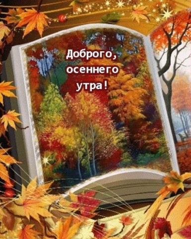 доброе осеннее утро, с добрым осенним утром