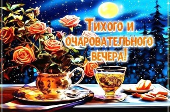 добрый вечер, хороший вечер, с вечером