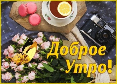 доброе утро женщине девушке