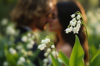 красивая пара, ландыши, весна