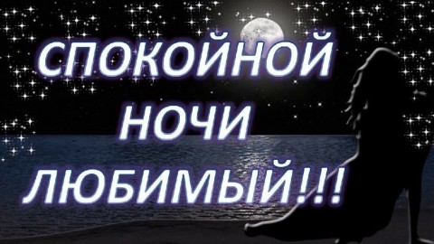 спокойной ночи любимый