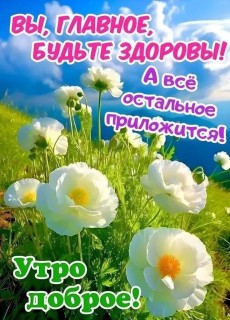 доброе утро лето июнь июль