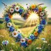 Лето природа венок полевые цветы