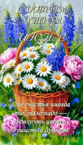 с добрым утром июня