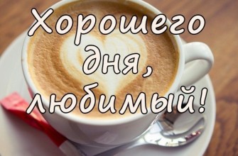 хорошего дня любимый