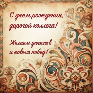 с днем рождения коллеге мужчине парню
