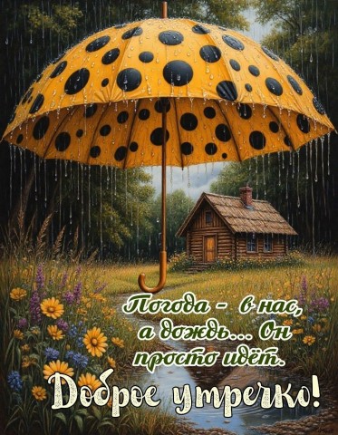 доброе дождливое утро