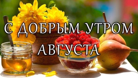 доброе утро августа