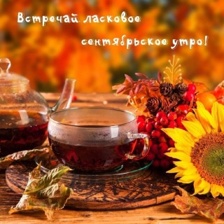 доброе утро сентября, с добрым сентябрьским утром