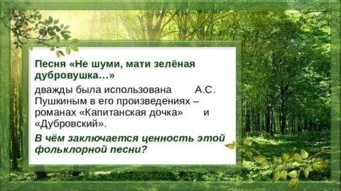 песня не шуми мати