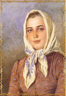 русская красавица крестьянка