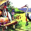 журавль и цапля